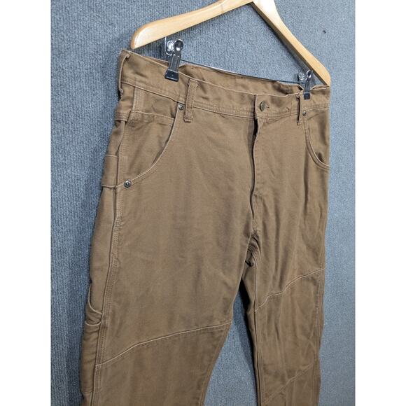 Key Pants Mens 34x30 (35x29) Duck Canvas Workwear Carpenter Double Knee Work - Picture 2 of 12